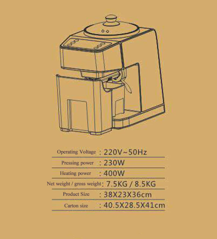100% pure essential 7.5 kg oil press expeller extraction