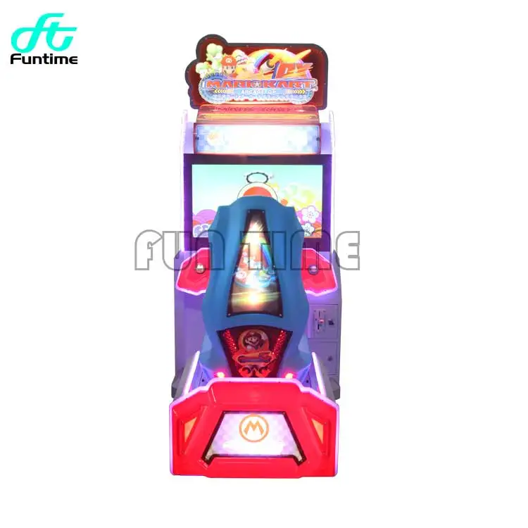 Mario Motion Race Gaming Cockpit Seat Simulator Arcade Racing Car Game Machine Steering Wheel Racing Simulator