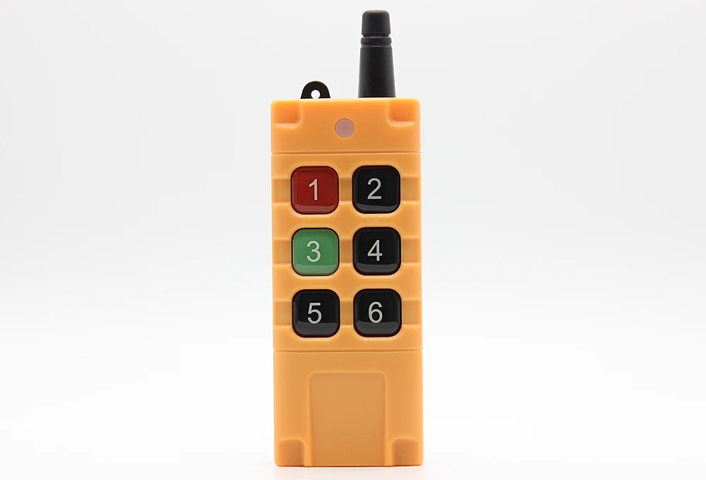 433mhz 315MHz RF 9V 6 keys Learning/ Fixed Code Vent Valve Drone  Grade Crane Vacuum Pump Industrial Wireless Remote  Control