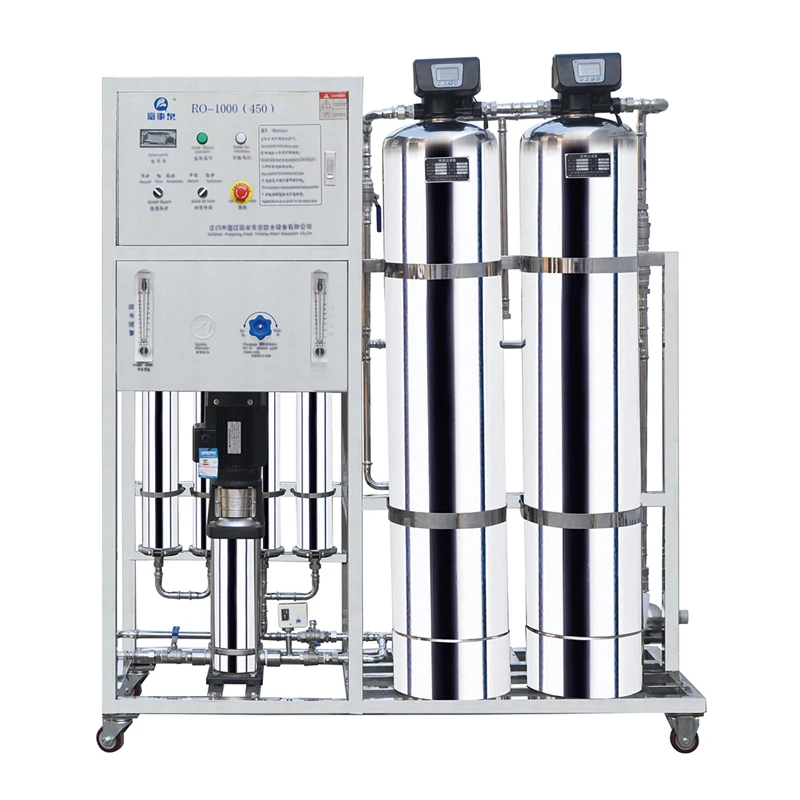 Guangdong Factory Aqua Reverse Osmosis Pure Sand Filter Osmosis Inversa 1000L 1500lph RO Drinking Water Purification Machine