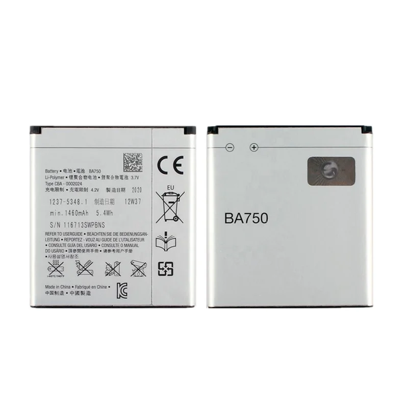 Аккумуляторные батареи для Sony BA750, совместимые с Sony Ericsson Xperia Acro Arc S LT18i X12 LT15i