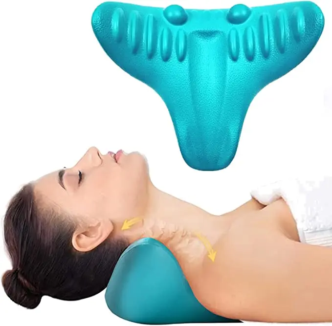 nerve portable pain relief neck stretcher chiropractic pillow