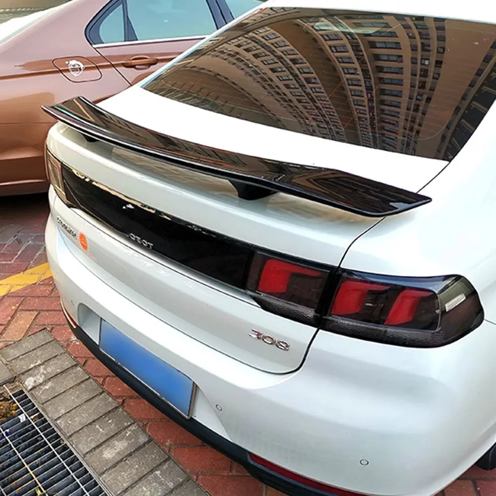 Universal Rear Spoiler For Civic BMW Hyundai Senda Coupe Car Spoiler Trunk Wing 2008-2022 New Design ABS Carbon Color