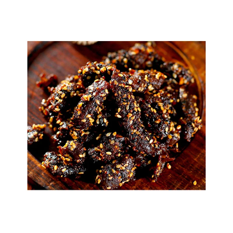 Popular No Preservatives Healthy Food Dried Beef Jerky Snack