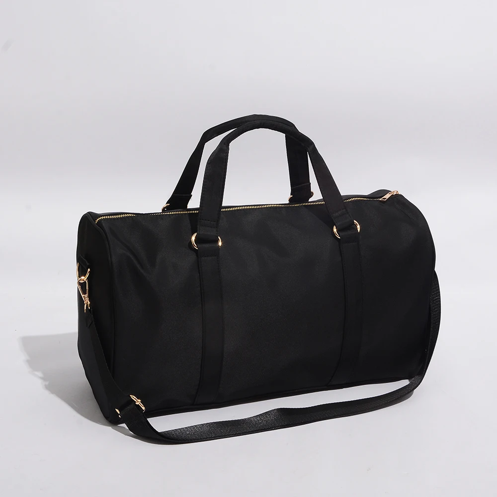 2021 High Quality Personalized Fashion Nylon Ballet Luggage bags Zip Closure Travel Holdall Weekender Duffle Bag