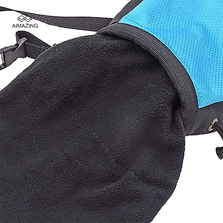 Professional Rock Climbing Gym Chalk Bag Magnesium Powder Storage Bags With Belt