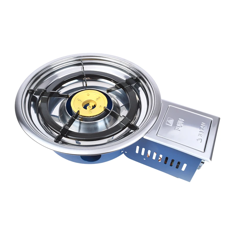 PINNIU Indoor Tabletop Infrared Korean Gas Hot Pot Bbq Grill Stove For Barbeque Restaurant