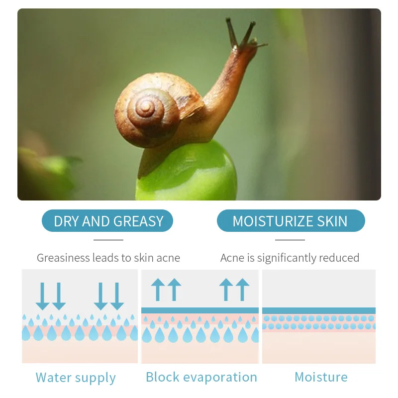 Private label Snail Whitening Face Cream Nourishing Snail Collagen Essence Face Cream