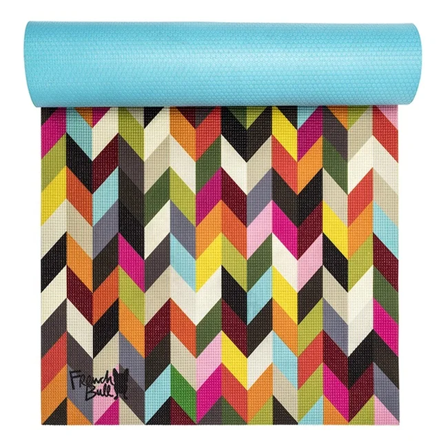 Поливинилхлоридный коврик для занятий йогой с принтом на заказ