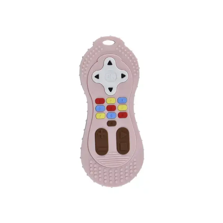 2023 hot sale Teething Toys for Babies Baby Teether Toys TV Remote Control Shape Silicone Toddler
