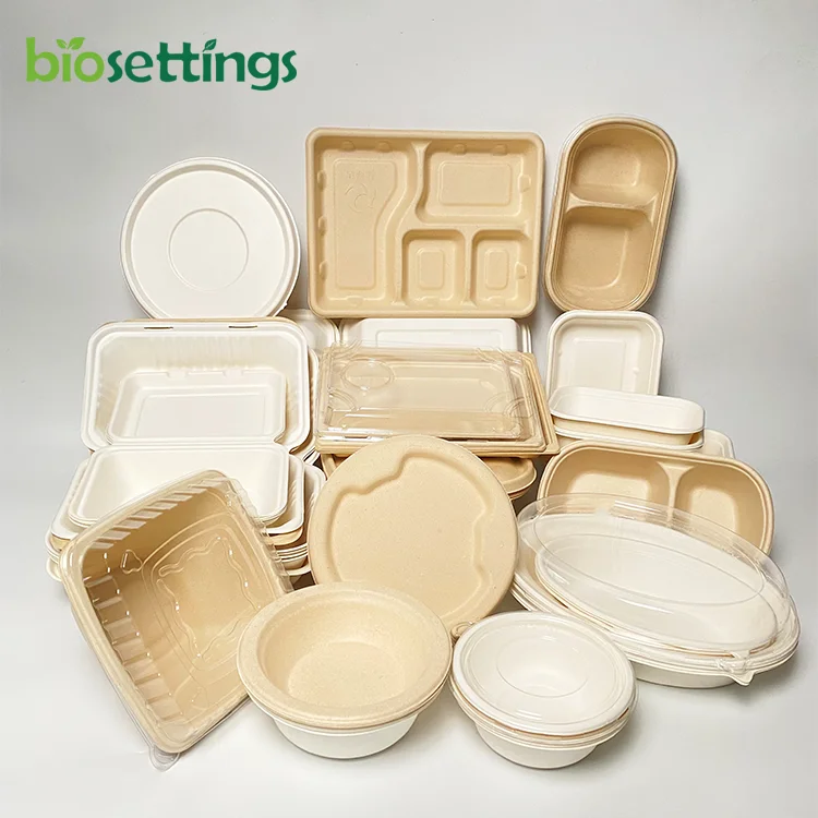 Custom 1000ml 2- 7 compartment sushi bento take away boxes for restaurant paper take away food box packaging paper lunch box