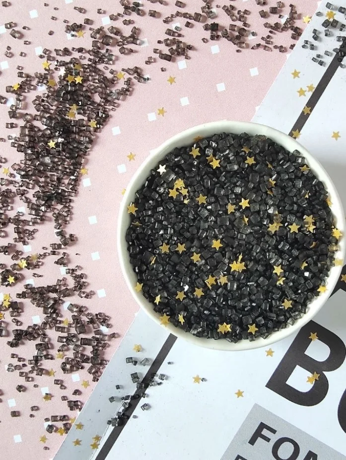 glitter sprinkles for cupcake icecream and chocolates decoration bakery ingredients manufactory edible white sugar beads shaped