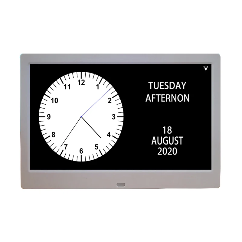 10 Inch Display WiFi Weather Humidify Table Alarm Day For Elderly Electric Calendar Clock Digital Photo Frame
