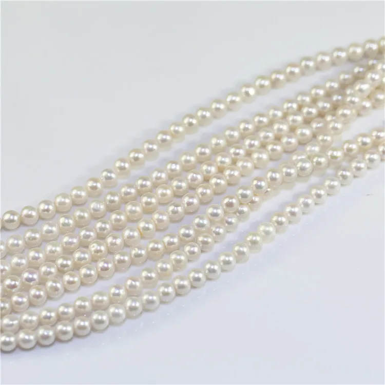 FEIRUN 5-6mm Round A+ Quality Cheap Price Pearls Natural Freshwater Beads