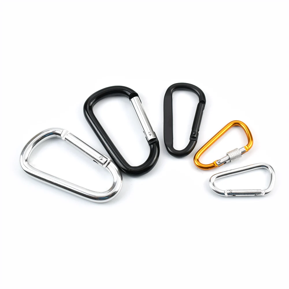 Clip Climbing Custom Spring Carabiners Snap Hook Promotional Keychains Carabiners