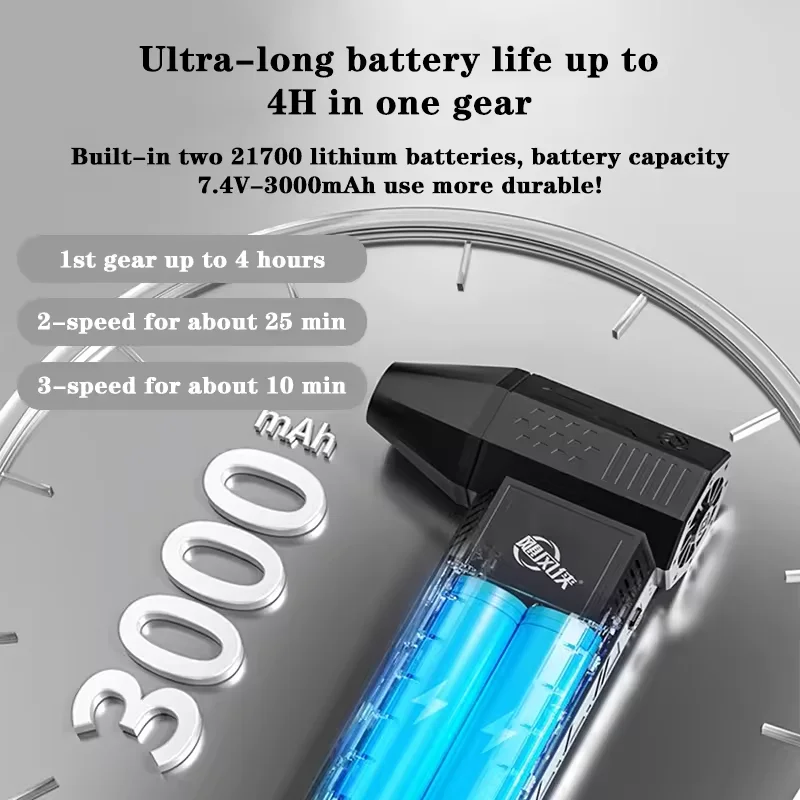 Portable 13000RPM Power Jet Drying Mini Super Jet Blower Air Duster Mini Turbo Jet  Hand Held Fan Electric Blower Dryer