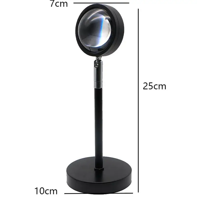 Hot sale bluetooth smart floor lamp projection light rainbow sunset projector led sunset lamp