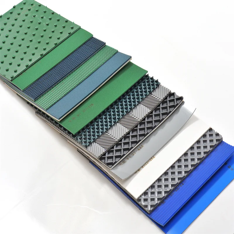 Customization PVC PU PE TPU Rubber belt Rough Smooth Pattern Logistics Food Industry Treadmill Manufacturer  Conveyor Belt