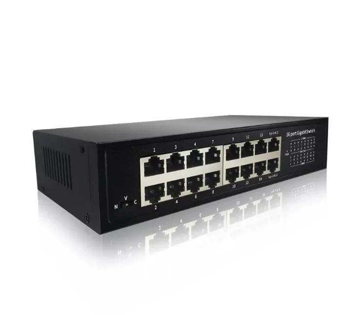 Source manufacturer 16 port gigabit poe switch with sfp port