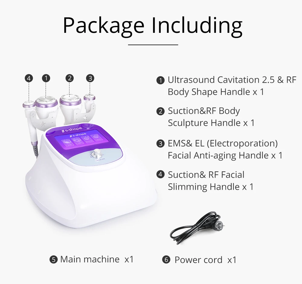 Surebeauty Best s shape cavitation machine 30k radio frequency skin tightening cavitation machine beauty salon equipment