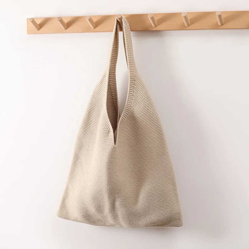 2024 Wholesale Factory Price New Creative Simple Fashion Vest Knitted Handbag For Women