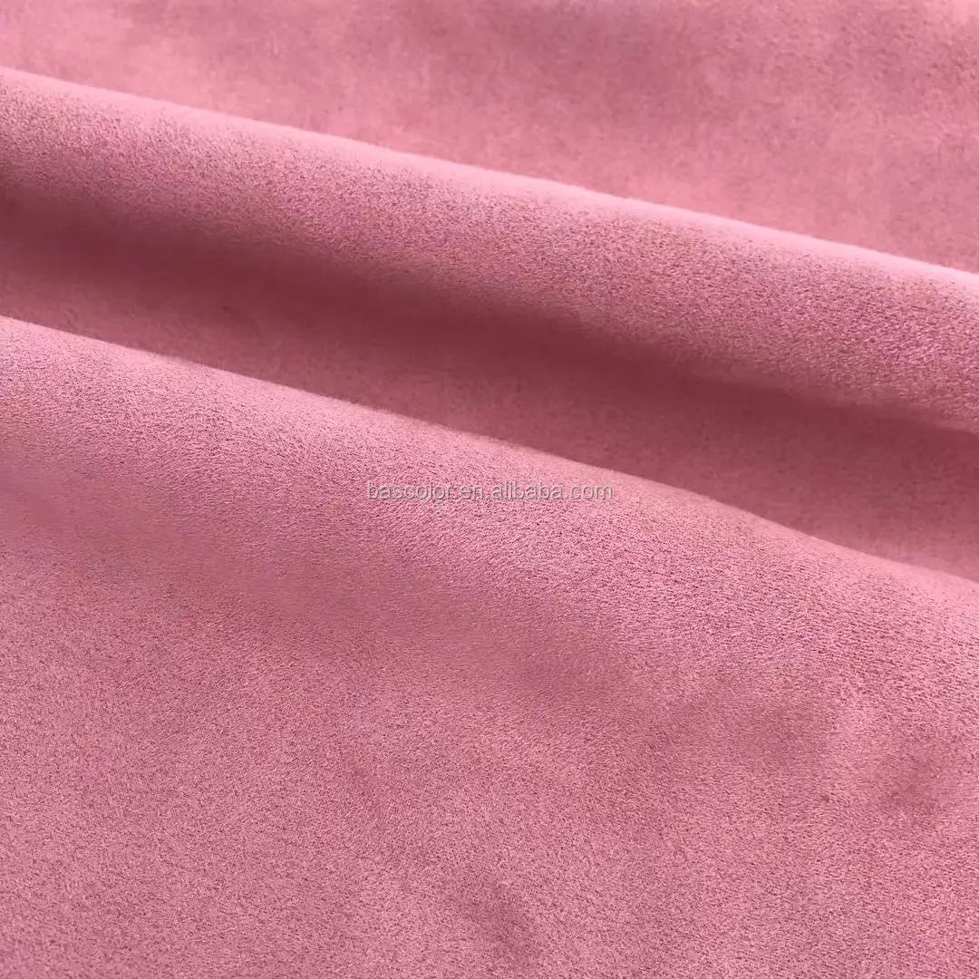 2021 china best sale suede microfiber fabrics in rolls for skirt