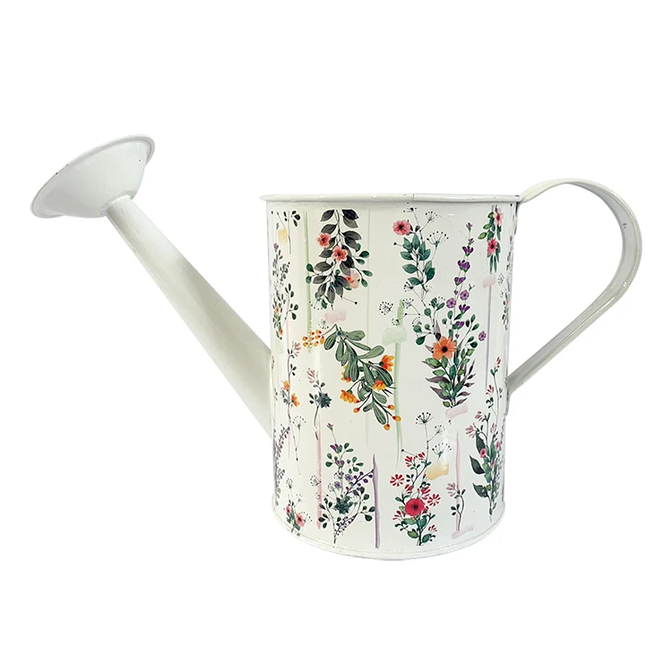 Pattern or custom 1.5L metal art plant watering can metal garden watering kettle