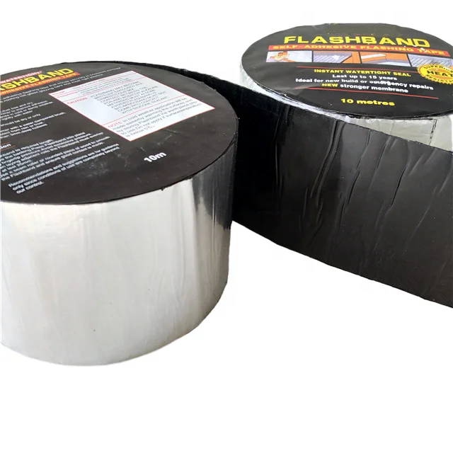 Asphalt Waterproof Roofing Tape Bitumen Flashing Material Construction Waterproofing Tape for Leak Repair