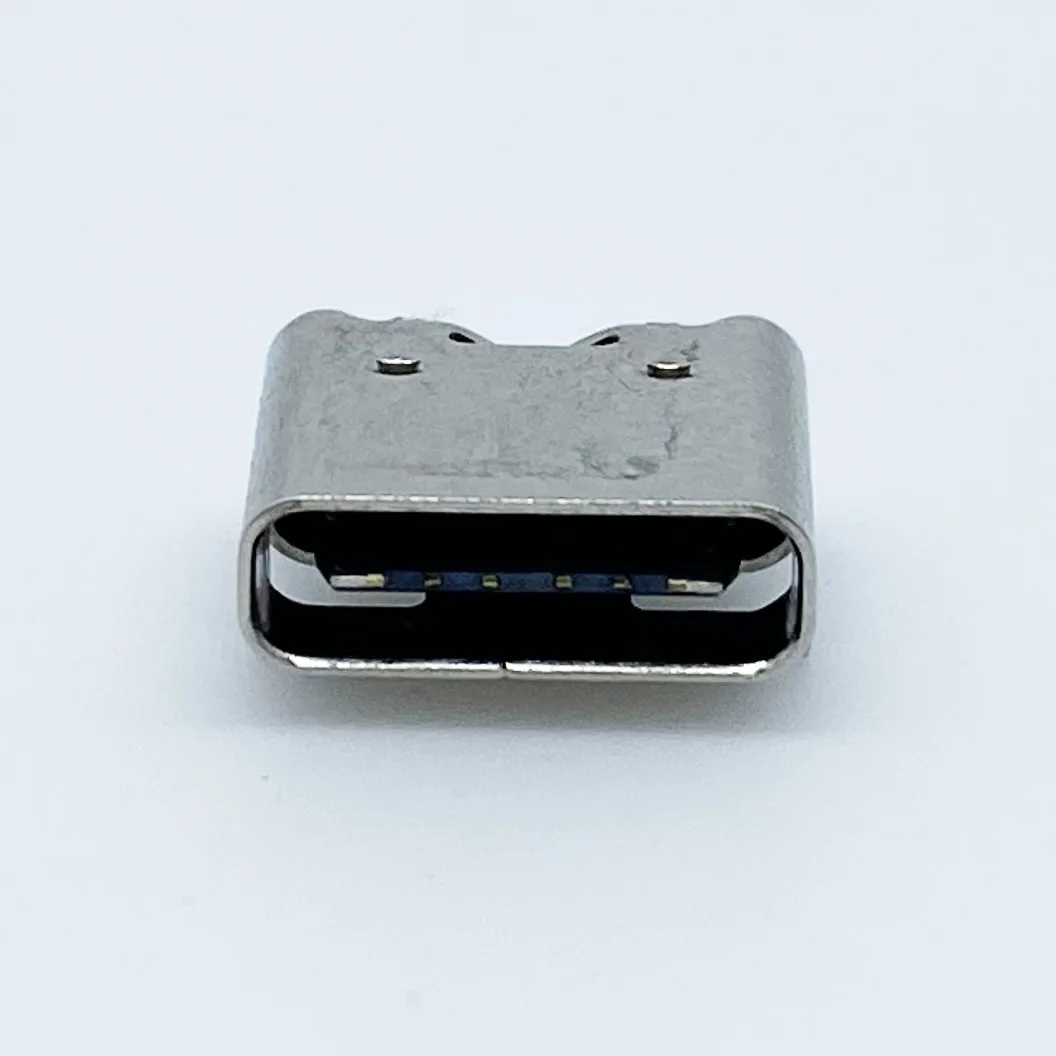 Dongguan charging connector mobile phones supplier 0.5A 50V type C 6 PIN phone universal with PCB
