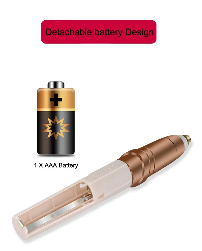 Newest Design Battery Electric Portable Shaver Painless Epilator