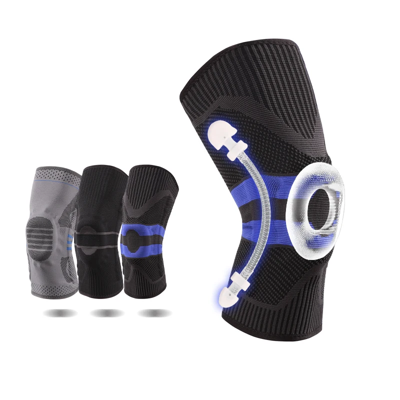2173 # наколенник для снятия боли в колене компрессионный коленный рукав с гелевой подушкой и боковыми стабилизаторами