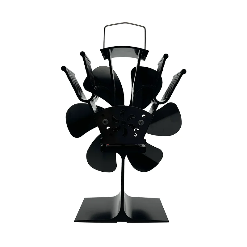 EJ 6 blade power heated fan stove top fan thermoelectric stove fan fireplace