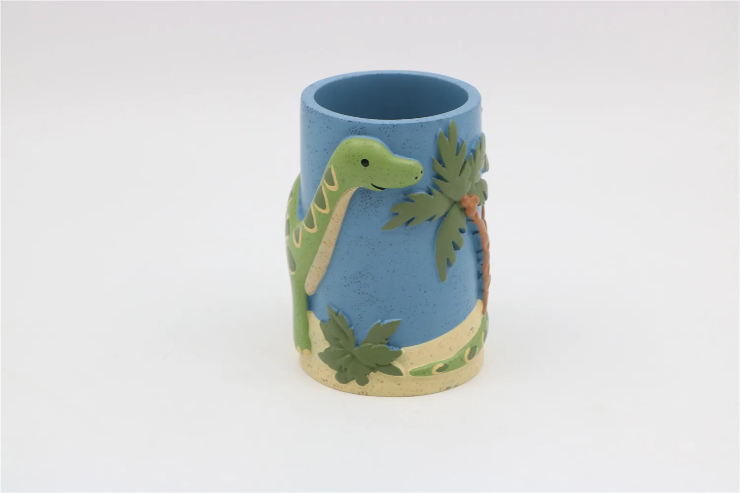 Factory price Complete dinosaur kids 4pcs resin bathroom set