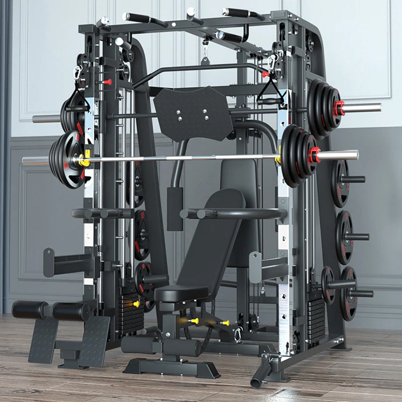 Home gym equipment smith machine power rack multi station fitness fitnessstudio equipment home