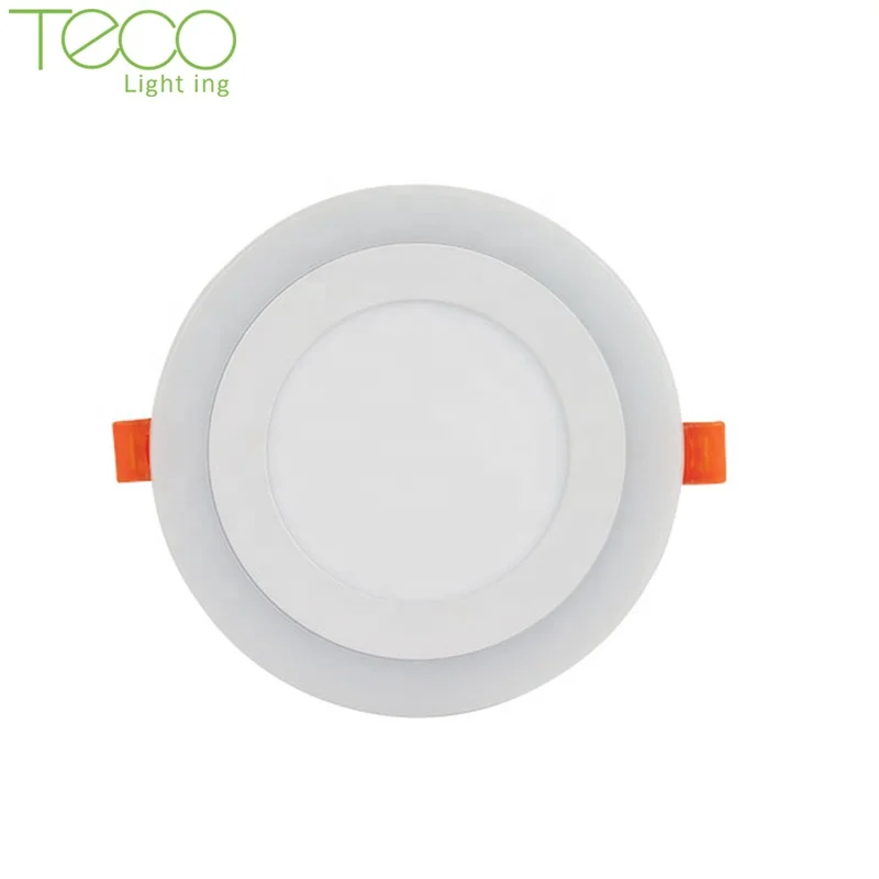 Commercial residential smd aluminum 3000k 4000k 6000k lamp 6 watt round square ip44 led ceiling light  panel