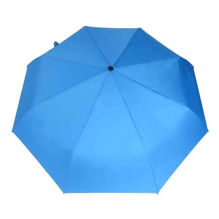 Wholesale Windproof Compact 3-Fold Foldable Umbrella Parapluie Folding Black Color Foldable Umbrella Automatic Foldable Umbrella
