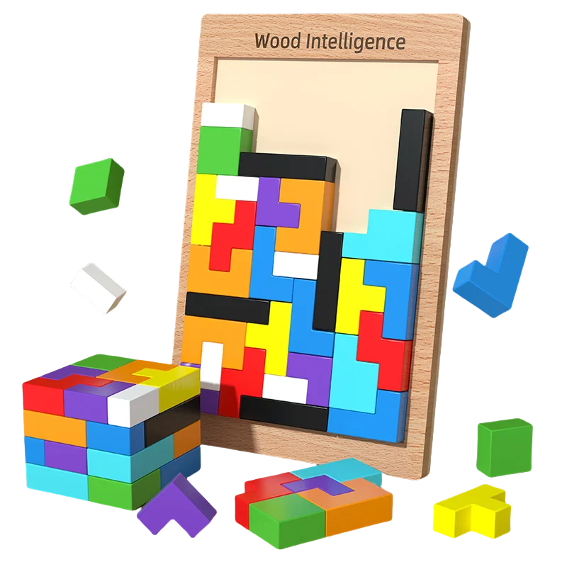 Factory Price Classic Russian Puzzle Board Educational Wooden Toy for Kids Preschool Learning