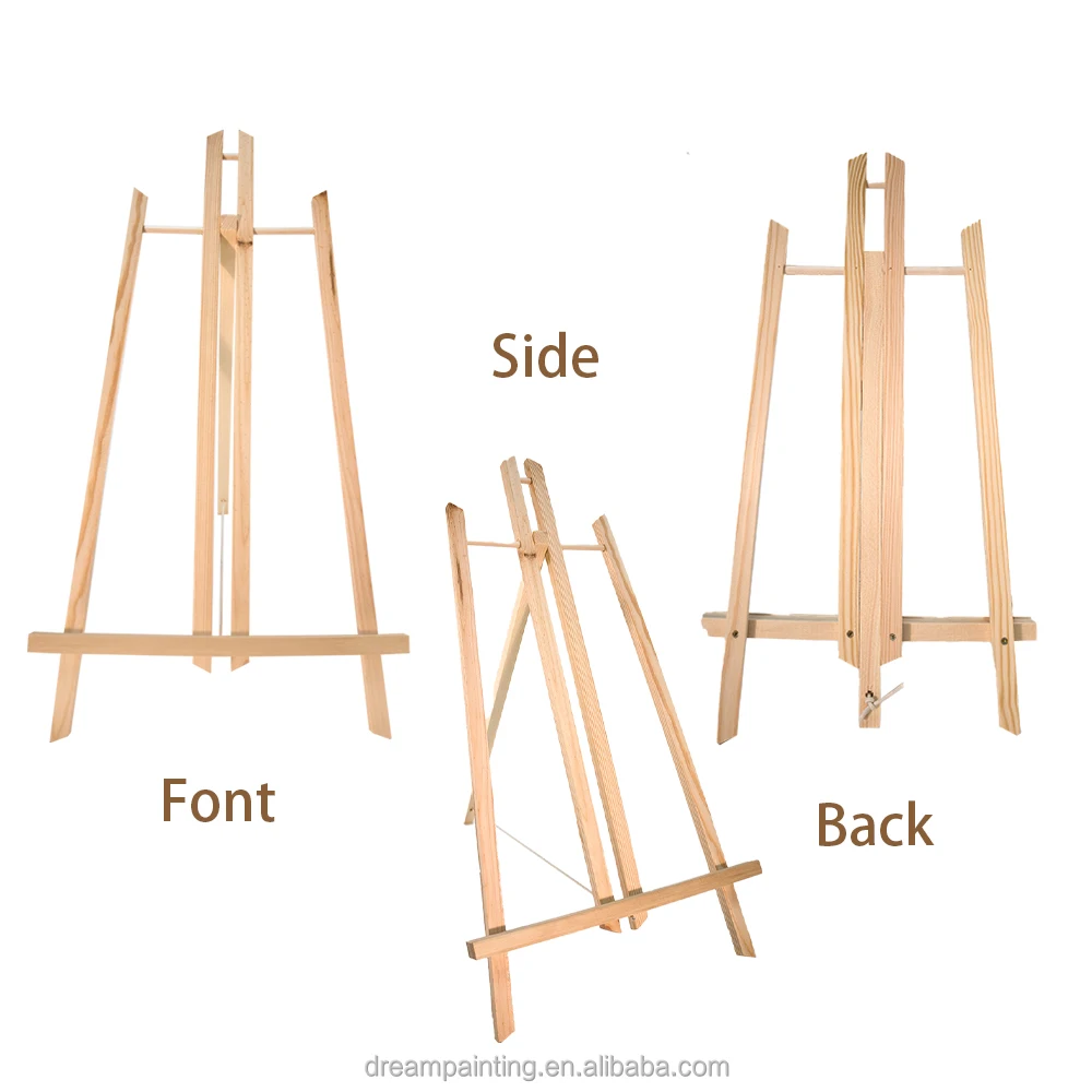 Small Desktop Easels 30/40/50CM Art Display Wooden Easel Stand for Painting Art Easel for Kids Adult Artist