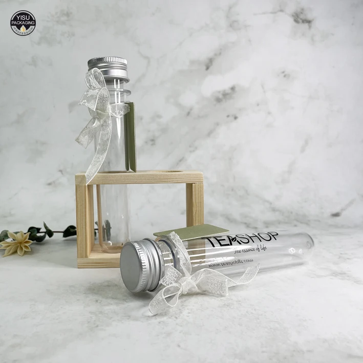 Clear PET Plastic Test Tube For cigar