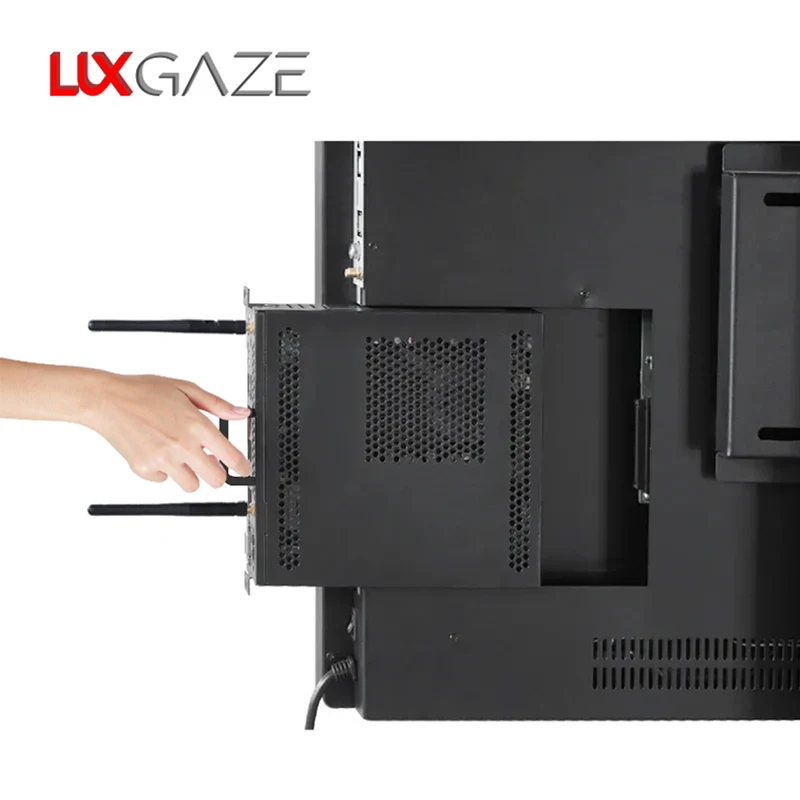 LuxGaze 43 Inch Teaching Smart Board Touch Screen Supply Infrared 4k Lcd Digital Interactive Smart Boards For Schools Teaching