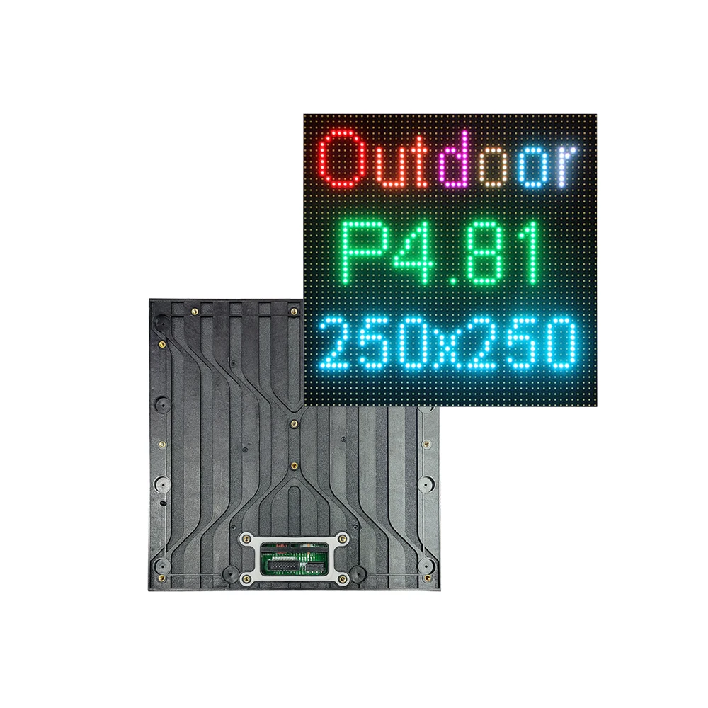 P4.81 RentalLed Module Full RGB 4.81mm Pixel Pitch Led Matrix Tile in 250*250mm with 2704 dots 1/13 Scan 1750 Nits