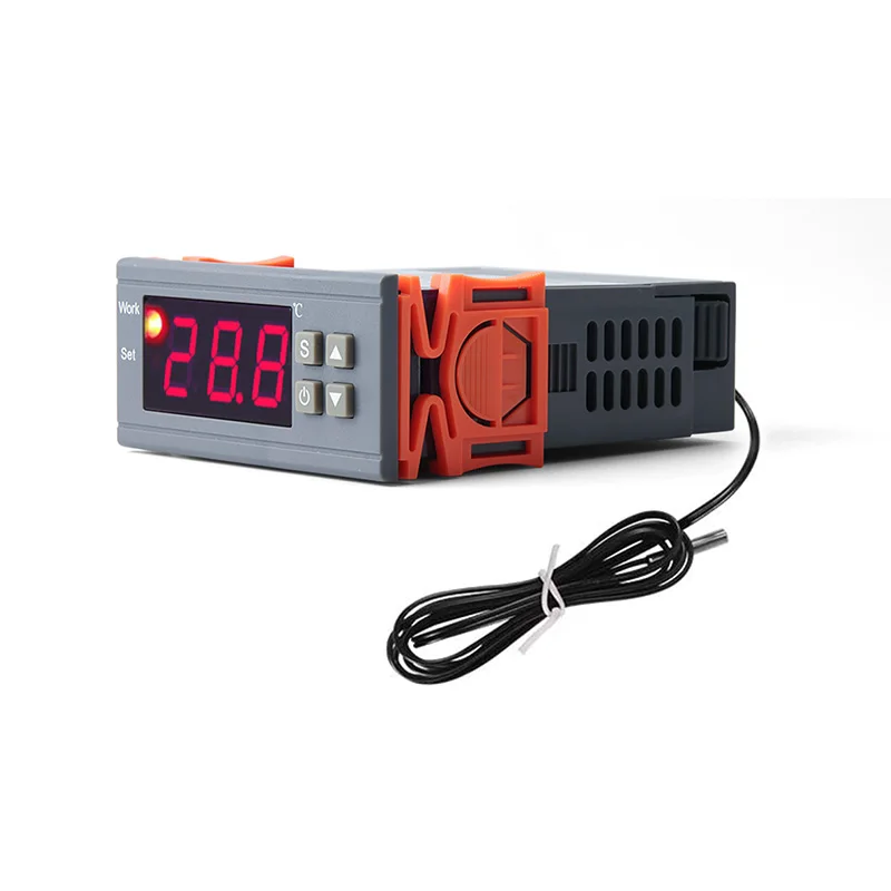 Mh1210w 90-250v 10a 220v Thermostat Regulator With Sensor -50~110c Heating Cooling