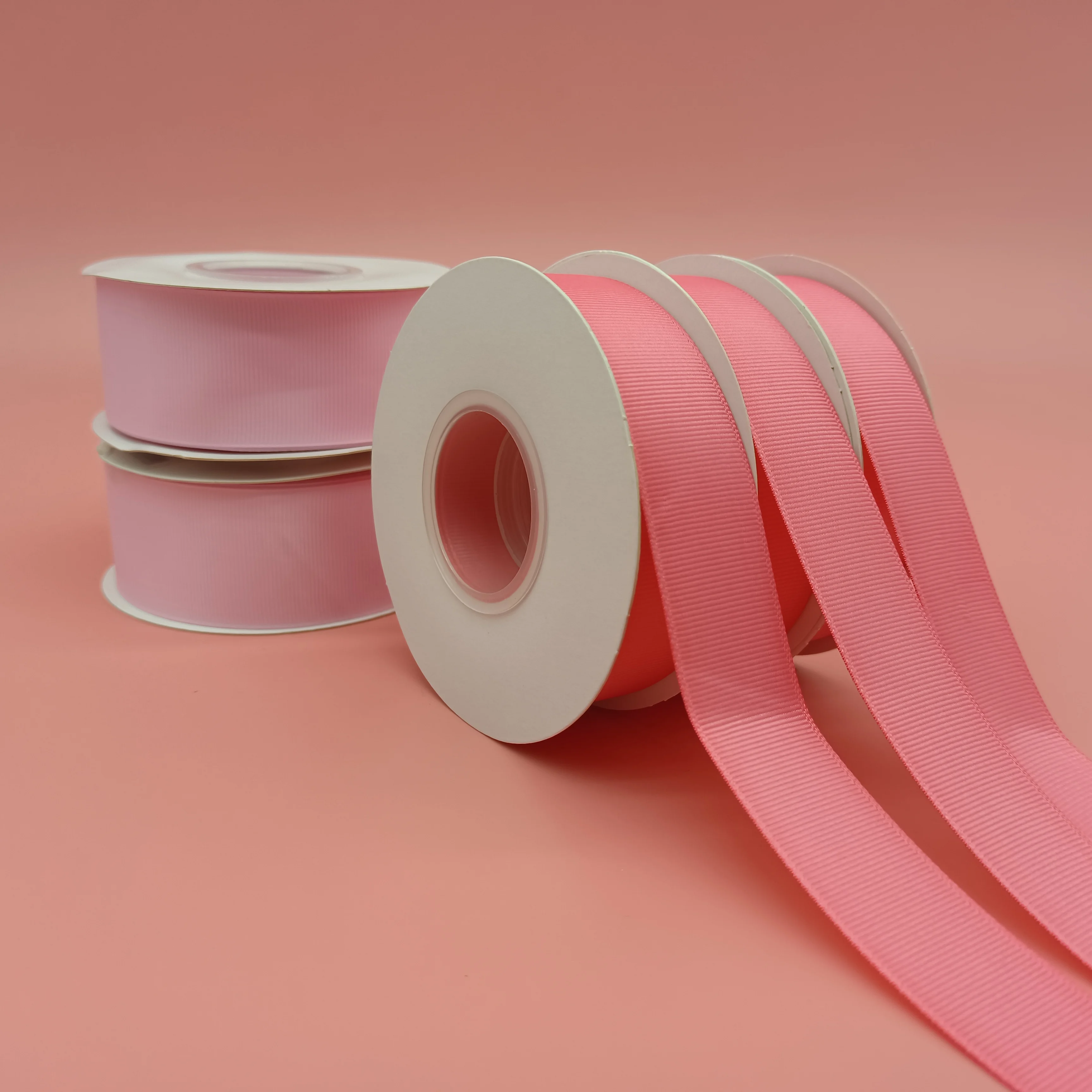 Factory Directly 196 Colors 1 inch 25mm Solid Grosgrain Ribbon