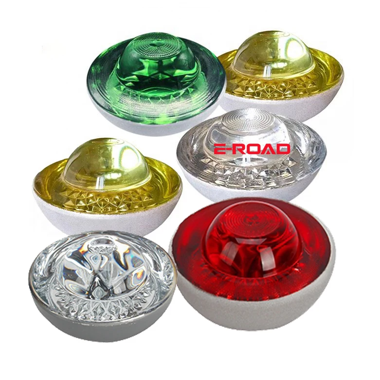 bright tempered road marker tiger glass road stud
