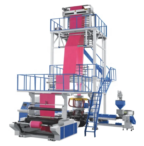 High Speed  ABC Agricultural biodegradable 3 layer co-extrusion blown film machine Price