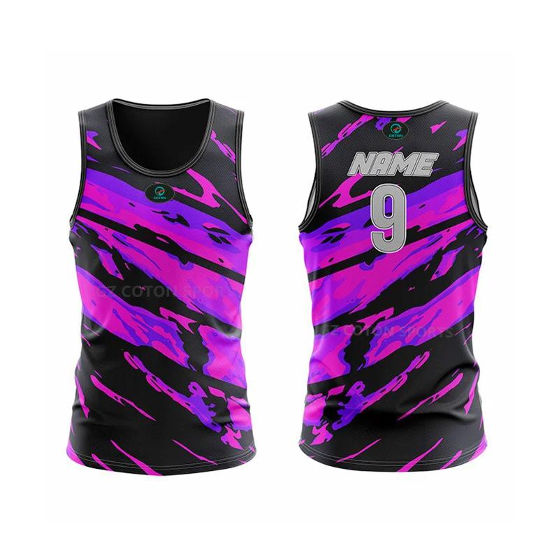 Wholesale afll jersey custom touch football rugby singlet breathable mens touch rugby jersey with sublimation printing
