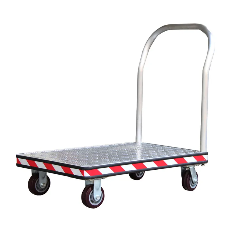 500KG Hand platform truck heavy duty manual platform truck trolley mobile trolley