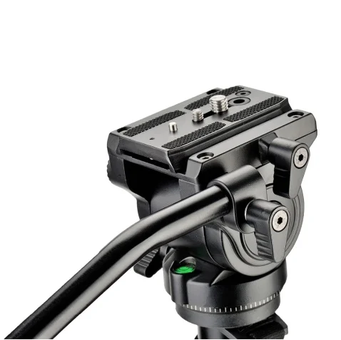 
DIGIPOD Fluid Head Lightweight Carbon Material Camera Monopod With Steel Tripod Feet And Carry Bag 