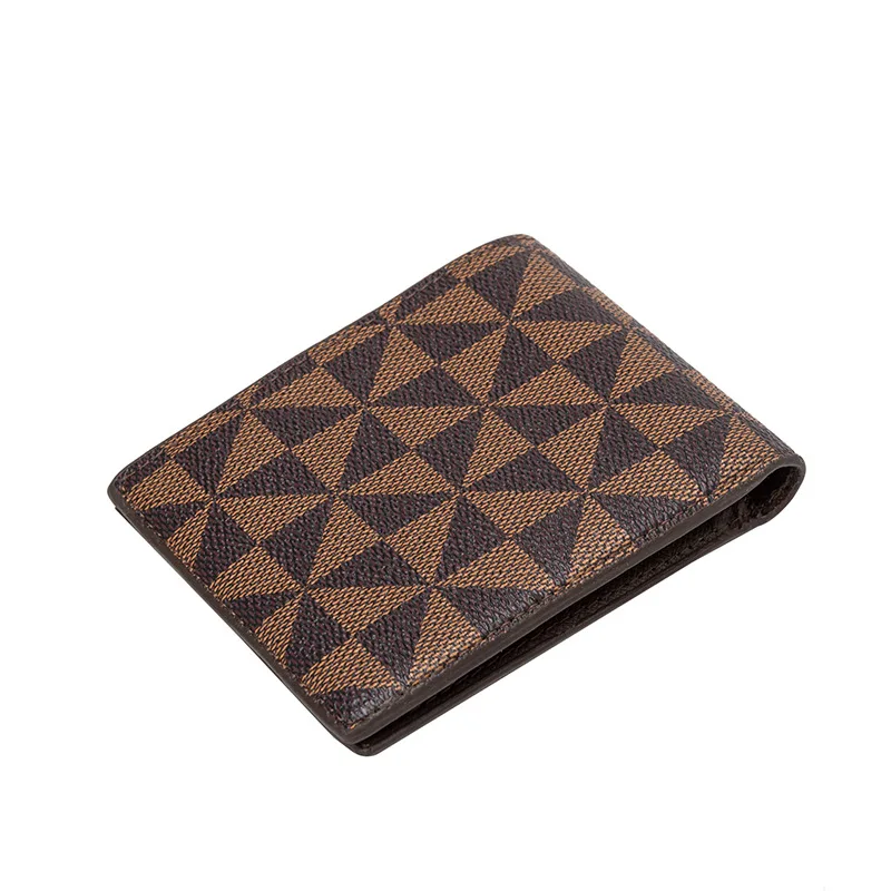 BM9703 Cheap Soft Leather Wallet Fashion Design High Quality Bifold for Women Cardholder Men