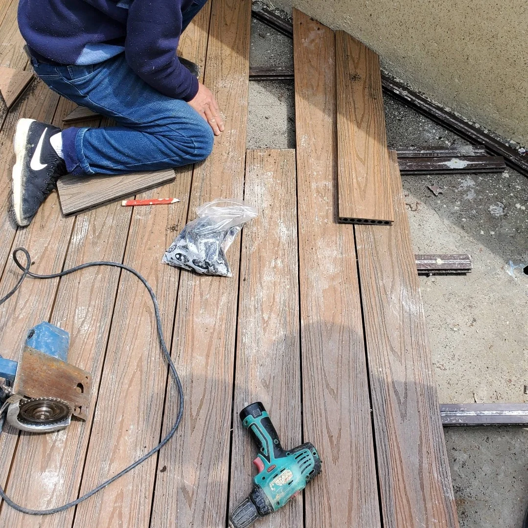 outdoor flooring patio tile piso exterior plastic wood decking